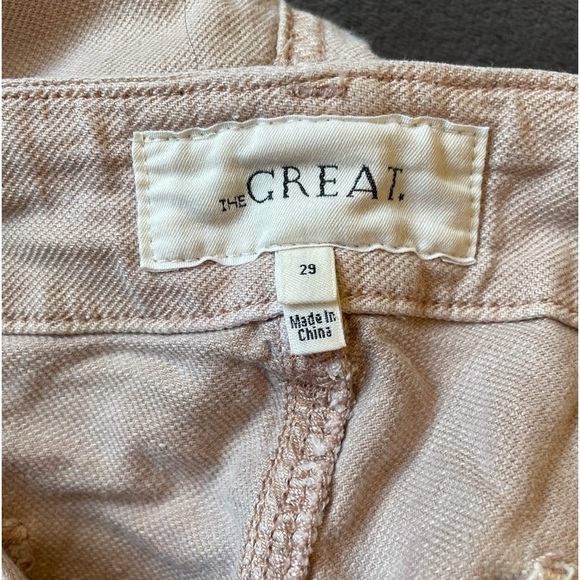 THE GREAT. Blush Ric Rac Cropped Pants - Picture 8 of 12